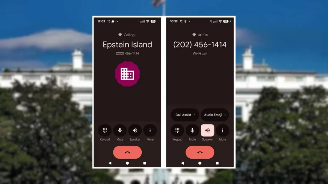 হোয়াইট হাউসে ফোন দিতেই স্ক্রিনে ভেসে উঠলো ‘এপস্টেইন আইল্যান্ড’